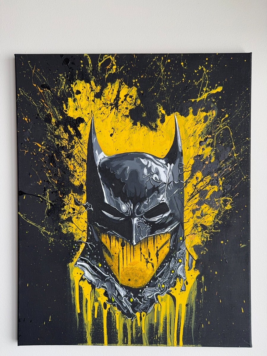 Batman painting by Black Stallion Arts